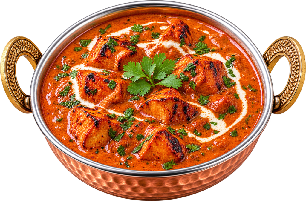 Tikka Masala Chicken (Schenkel Steak) or Lamb