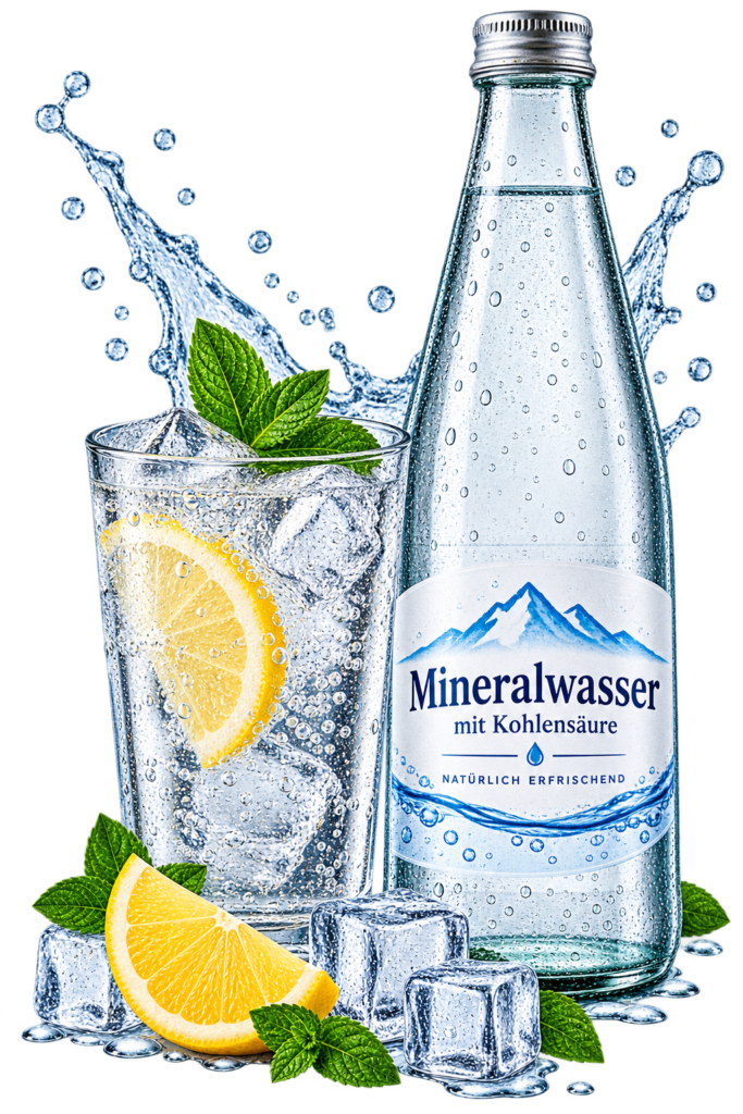 Mineralwasser mit Kohlensäure